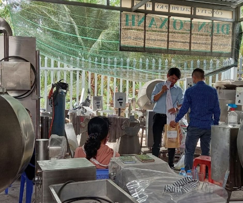 Máy nghiền sả công nghiệp chuẩn bị giao cho khách hàng cũ ở Tiền Giang