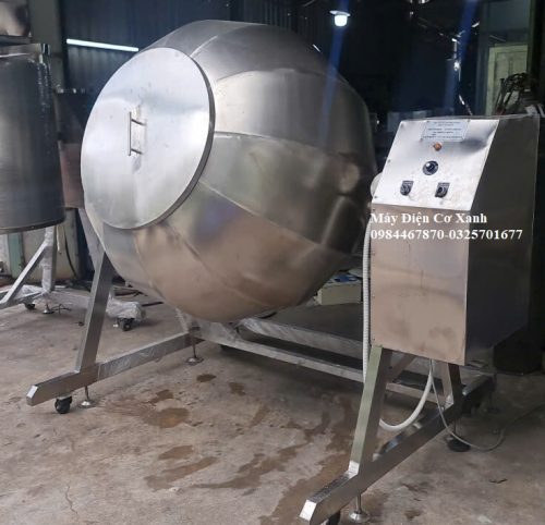 Máy trộn tẩm gia vị đậu phọng da cá