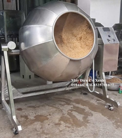 Máy trộn tẩm ướp gia vị cho cốm dẹp