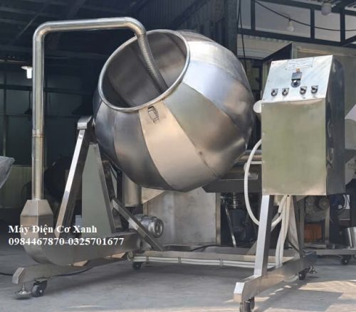 Máy trộn bao bột hạt bắp