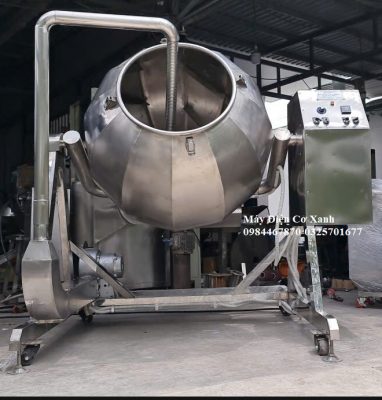 Máy trộn tẩm ướp có gia nhiệt trộn hạt điều