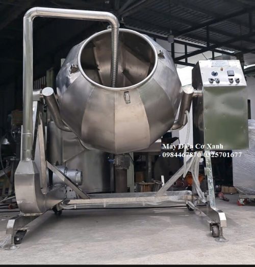 Máy trộn tẩm ướp hạt điều có gia nhiệt