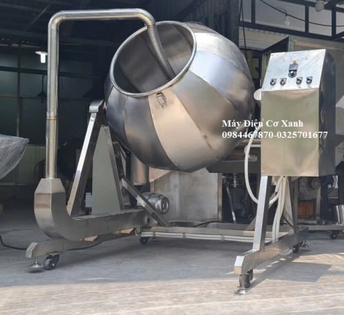 Máy trộn tẩm ướp hạt đậu nành có bộ gia nhiệt