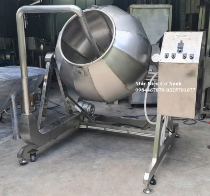 Máy trộn tẩm ướp gia vị hạt dẻ cười có gia nhiệt