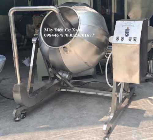 Máy trộn tẩm ướp mứt dừa có gia nhiệt