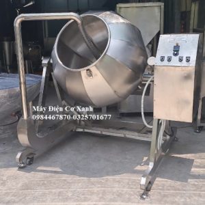 Máy trôn tẩm ướp hạt dẻ cười có gia nhiệt