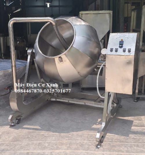 Máy trộn tẩm ướp hạt đậu phọng có gia nhiệt