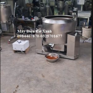 Máy ly tâm tách nước rau khi đống gối