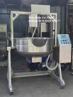 Chảo rang sấy muối ớt tự động