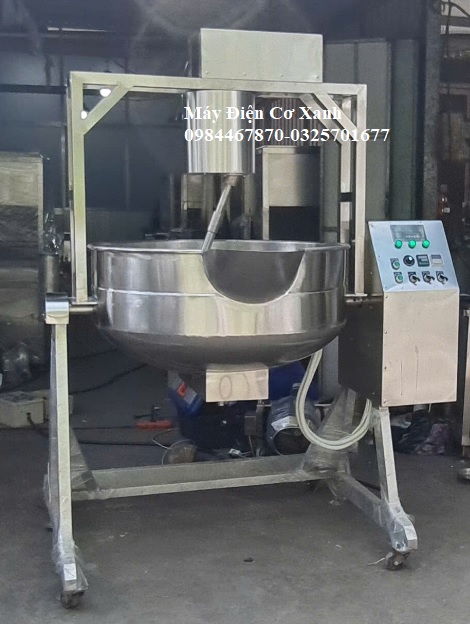 Chảo rang sấy muối ớt tự động