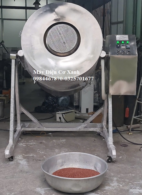 Máy rang mè công nghiệp
