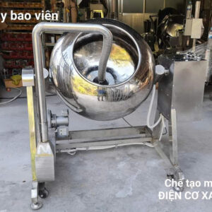 Máy vo viên, áo gia vị cho viên