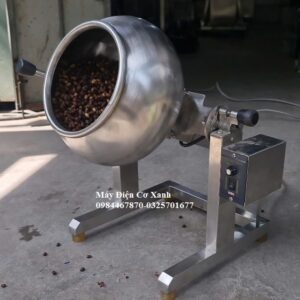 Máy vo viên phủ bột cho hạt