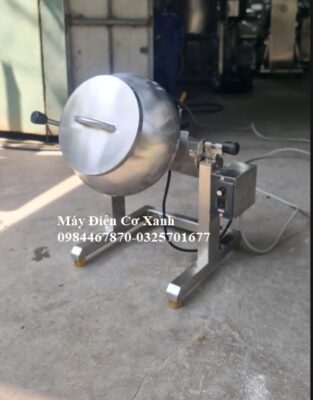 Máy vo viên phủ bột cho hạt