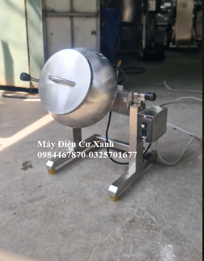 Máy vo viên phủ bột cho hạt