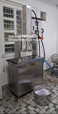Máy ép thủy lực dùng vắt nước cốt nghệ, củ quả xay nhiễn