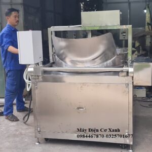 Máy chiên gạo lức, chiên nhúng cánh khuấy tự động
