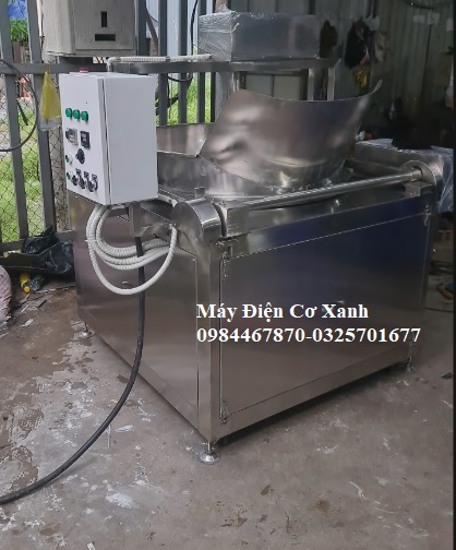 Máy chiên tự động khuấy giải pháp chiên nhanh, tiết kiệm dầu