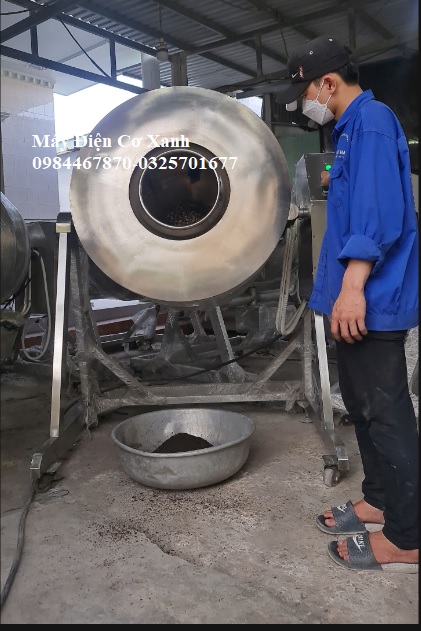 Máy rang công nghiệp cao cấp inox 304