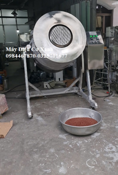 Máy rang hạt công nghiệp ĐIỆN CƠ XANH chín đều, thơm ngon