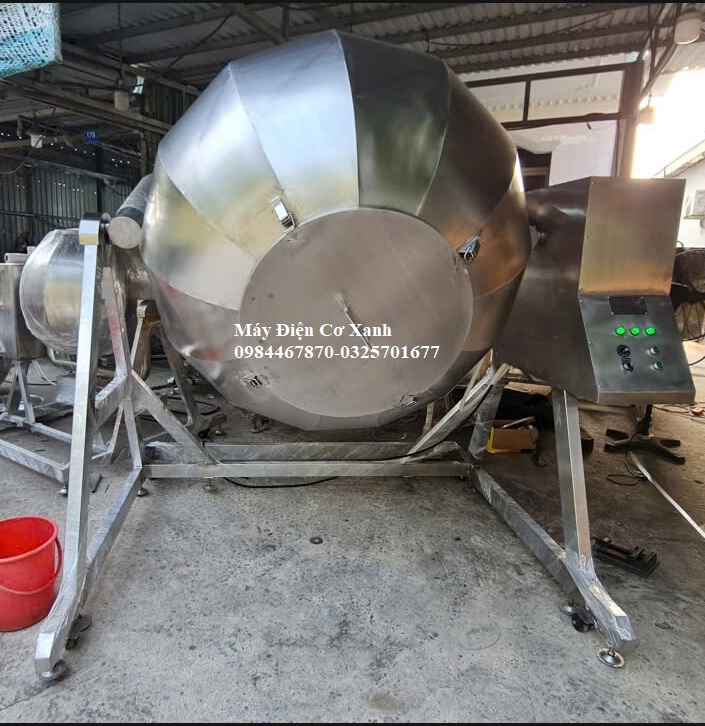 Máy trộn bột khô năng suất cao: bột gia vị, bột lẩu, tẩm ướp thực phẩm hoặc trộn trà