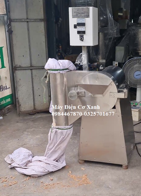 Máy nghiền thực phẩm, máy nghiền bột khô, máy nghiền dược liệu, máy nghiền trà túi lọc - ĐIỆN CƠ XANH
