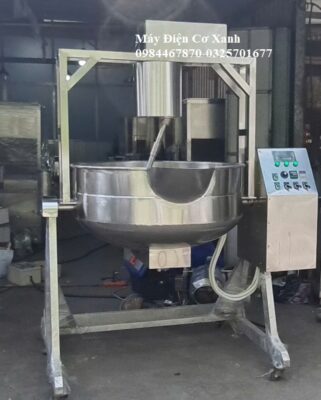 Máy rang muối cục, muối ớt, muối tiêu, muối gia vị