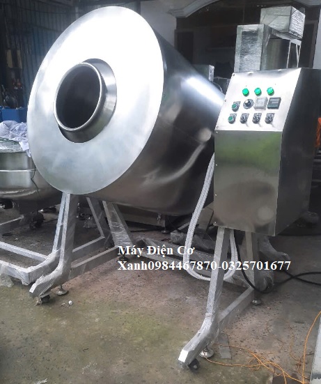 Máy rang gạo, rang mè, sao bột dược liệu, rang sấy bột khô