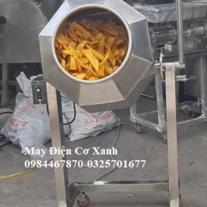 Máy trộn xoài sấy dẻo, tẩm ướp gia vị cho xoài, mức xoài