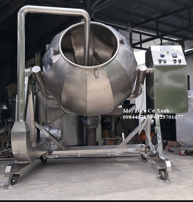 Máy trộn có thổi gió nhiệt cho thực phẩm, tẩm trộn gia vị công nghiệp