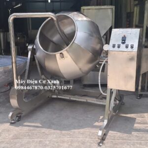 Máy trộn thực phẩm lồng quay có chức năng sấy thổi nhiệt bằng hơi nóng