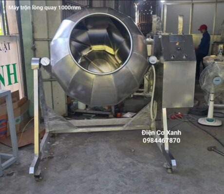 Máy trộn gia vị công nghiệp đa năng inox - Điên Cơ Xanh
