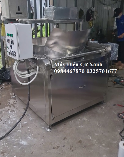 Nồi chiên thực phẩm tự động, chiên khoai tây, chiên mít, chiên đậu, chiên nấu sốt gia vị - ĐIỆN CƠ XANH