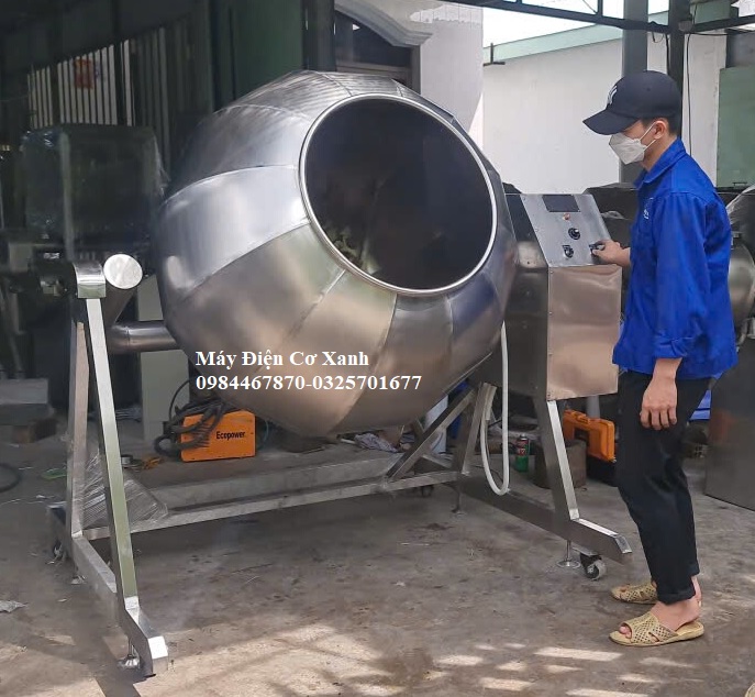 Máy Trộn Bột Khô Lồng Quay Chính Hãng