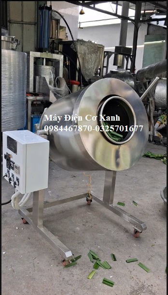 Máy rang sao thảo dược khô dạng trống quay