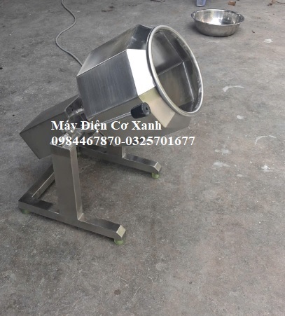 Máy trộn mini dùng test mẫu, trộn nguyên liệu ít, tẩm ướp gia vị cho hạt, trộn bột khô
