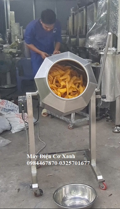 Máy trộn bột gia vị lồng quay mini