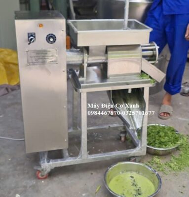 Máy ép vắt nước trà lá xanh, trà xanh